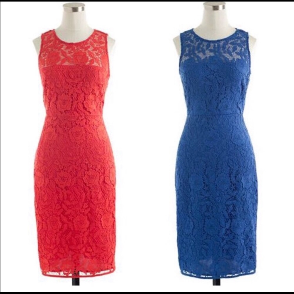 J. Crew Lace Sheath Dress